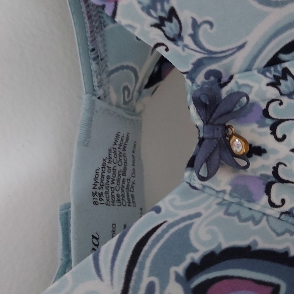 NWT Soma Embraceable Full Coverage Lightly Padded Bra Floral Size 32D - Picture 4 of 5